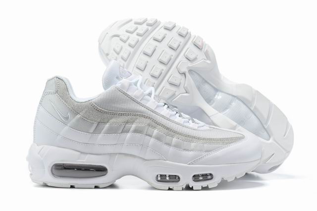 Nike Air Max 95 Men's Shoes White Grey-103